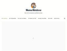 Tablet Screenshot of mamamoldova.com